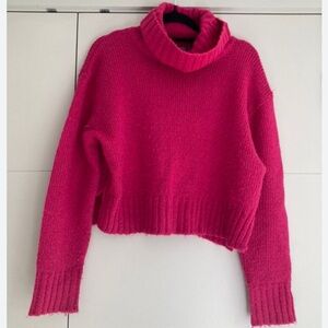 Brave Soul London Turtle neck Pink Sweater Size XS